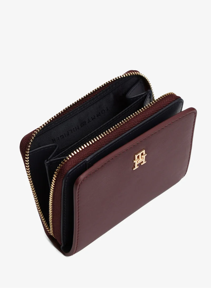 TOMMY HILFIGER  Hilfiger Icon Zip-Around Flap Wallet for Women | Best Price UAE